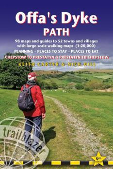 Paperback Offa's Dyke Path: British Walking Guide: Planning, Places to Stay, Places to Eat; Includes 98 Large-Scale Walking Maps Book