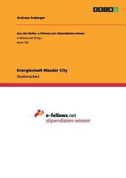 Paperback Energiestadt Masdar City [German] Book