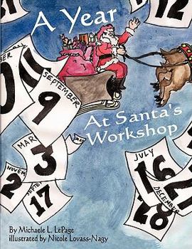 Paperback A Year at Santa's Workshop Book