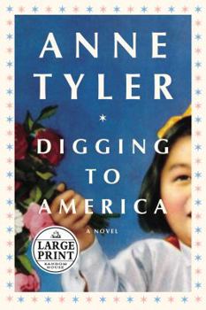 Hardcover Digging to America [Large Print] Book