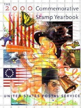 Hardcover The 2000 Commemorative Stamp Yearbook Book