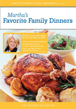 DVD Martha Stewart: Martha's Favorite Family Dinners Book