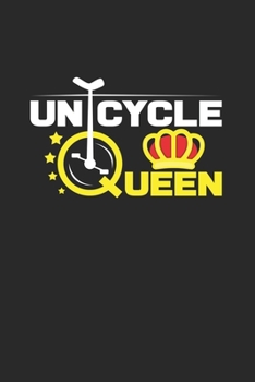 Unicycle queen: 6x9 Unicycle | dotgrid | dot grid paper | notebook | notes