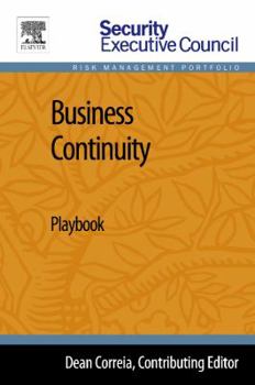 Paperback Business Continuity: Playbook Book