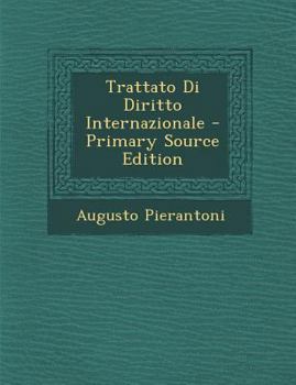 Paperback Trattato Di Diritto Internazionale [Italian] Book