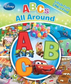 Board book Disney Pixar ABCs All Around: Little First Look and Find Book