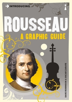 Paperback Introducing Rousseau: A Graphic Guide Book