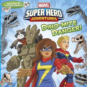 Paperback Super Hero Adventures: Dino-Mite Danger! Book