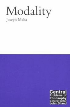 Modality - Book  of the Central Problems of Philosophy