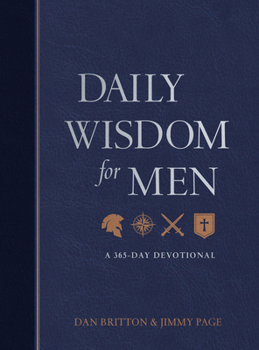 Imitation Leather Daily Wisdom for Men: A 365-Day Devotional Book