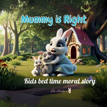 Paperback Mummy is Right: Kids story book bed time moral story. 8.5X8.5" square . Book