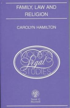 Paperback Family, Law and Religion Book