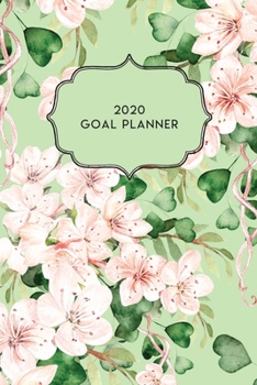 Paperback 2020 Goal Planner: 2020 Dated Goal Planner Focus Weekly Monthly Book