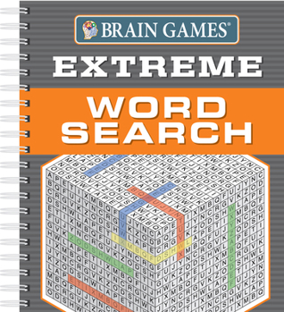 Spiral-bound Brain Games - Extreme Word Search (256 Pages) Book