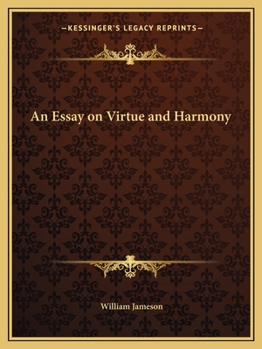 Paperback An Essay on Virtue and Harmony Book