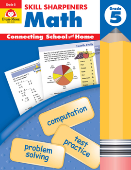 Paperback Skill Sharpeners Math Grade 5 Book