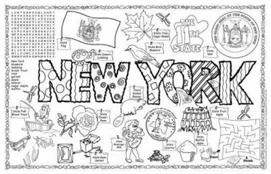 Loose Leaf New York Symbols & Facts Funsheet - Pack of 30 Book