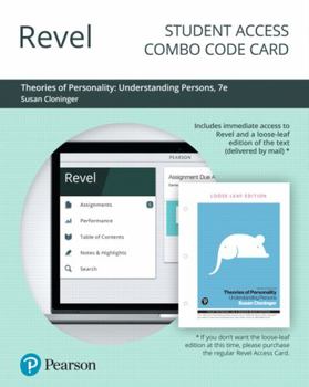 Printed Access Code Revel for Theories of Personality: Understanding Persons -- Combo Access Card Book