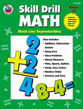 Paperback Skill Drill Math: Addition, Subtraction, Measuring, Grade 2 Book