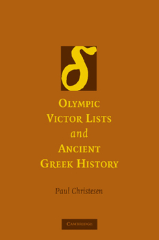 Paperback Olympic Victor Lists and Ancient Greek History Book