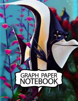 Notebook: Finding Nemo Cheerful Clownfish Adventure Fans Funny Swimming Ocean Life, Kids Elementary School Graph Paper Girls 8.5 x 11 Inches 110 Pages