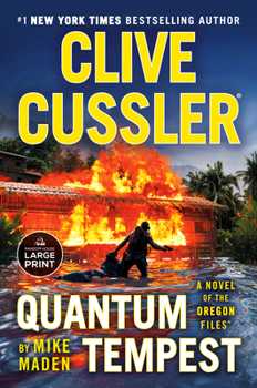 Paperback Clive Cussler Quantum Tempest [Large Print] Book