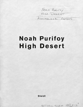 Paperback Noah Purifoy: High Desert Book