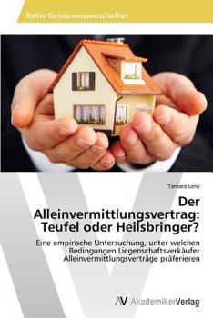 Paperback Der Alleinvermittlungsvertrag: Teufel oder Heilsbringer? [German] Book