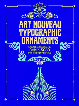 Paperback Art Nouveau Typographic Ornaments Book