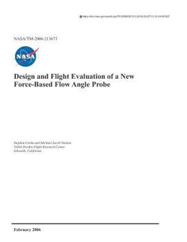 Paperback Design and Flight Evaluation of a New Force-Based Flow Angle Probe Book