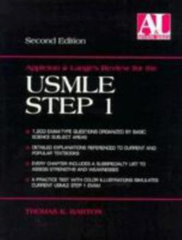 Paperback Appleton & Lange's Review for the USMLE Step 1 Book