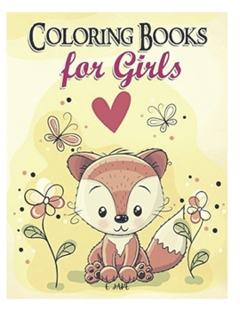 Paperback coloring books for girls: 50 great animal coloring picture collections. Book