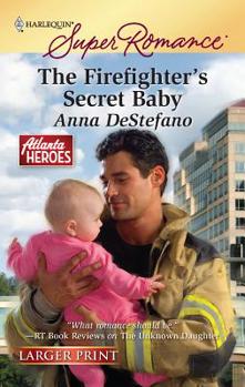 Mass Market Paperback The Firefighter's Secret Baby [Large Print] Book