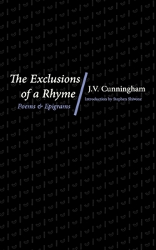 Paperback The Exclusions of a Rhyme: Poems and Epigrams Book