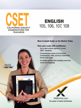 Paperback Cset English (105, 106, 107, 108) Book