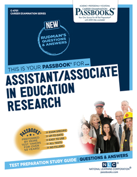 Paperback Assistant/Associate in Education Research (C-4701): Passbooks Study Guide Volume 4701 Book