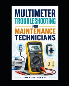 Paperback Multimeter Troubleshooting for Maintenance Technicians: A Practical Guide to Voltage, Current, Resistance, Continuity, Sensors, Motors, PLC I/O, and I Book