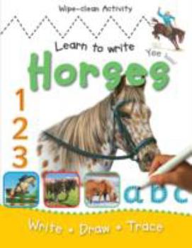 Paperback Learn To Write With Horses Book