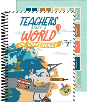 Spiral-bound Let's Explore Teacher Planner Book