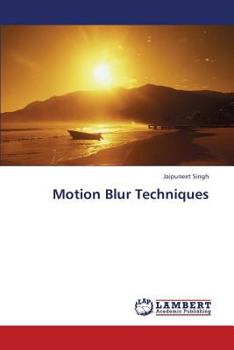 Paperback Motion Blur Techniques Book
