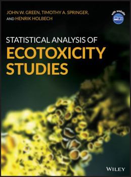 Hardcover Statistical Analysis of Ecotoxicity Studies Book