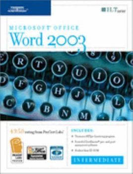 Spiral-bound Word 2003: Intermediate [With 2 CDROMs] Book