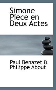 Paperback Simone Piece En Deux Actes Book
