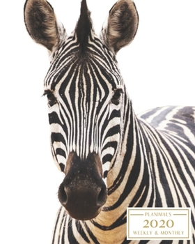 2020: Weekly and Monthly Planner/Calendar Jan 2020 – Dec 2020 Zebra