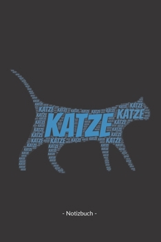 Katze: Notizblock | Notizbuch | DIN A5, 120 Seiten | Liniert, Lined, Linien | Notizen, Termine, Planer, Tagebuch, Organisation | Wortwolke Geschenk (German Edition)