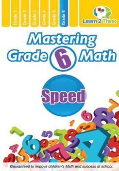 Paperback Mastering Grade 6 Math - Speed Book