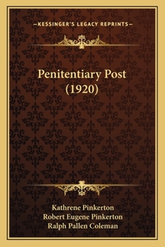 Paperback Penitentiary Post (1920) Book