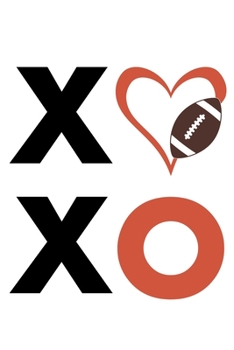 Paperback Xoxo: Football Player Notebook Valentines Day Gift for Boy Book