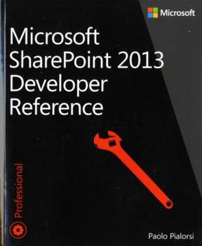 Paperback Microsoft Sharepoint 2013: Developer Reference Book