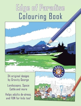 Paperback Edge of Paradise Colouring Book
